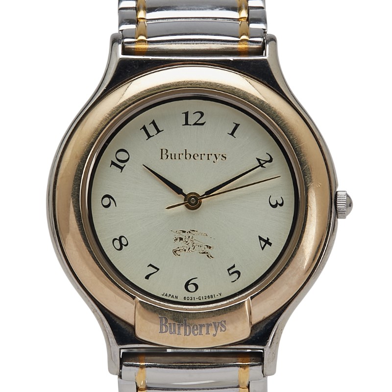 美品／新品　保証書有　バーバリー　Burberrys アナログ　白蝶貝　腕時計 楽天市場】バーバリー BU1351 ヘリテージ チェック 腕時計