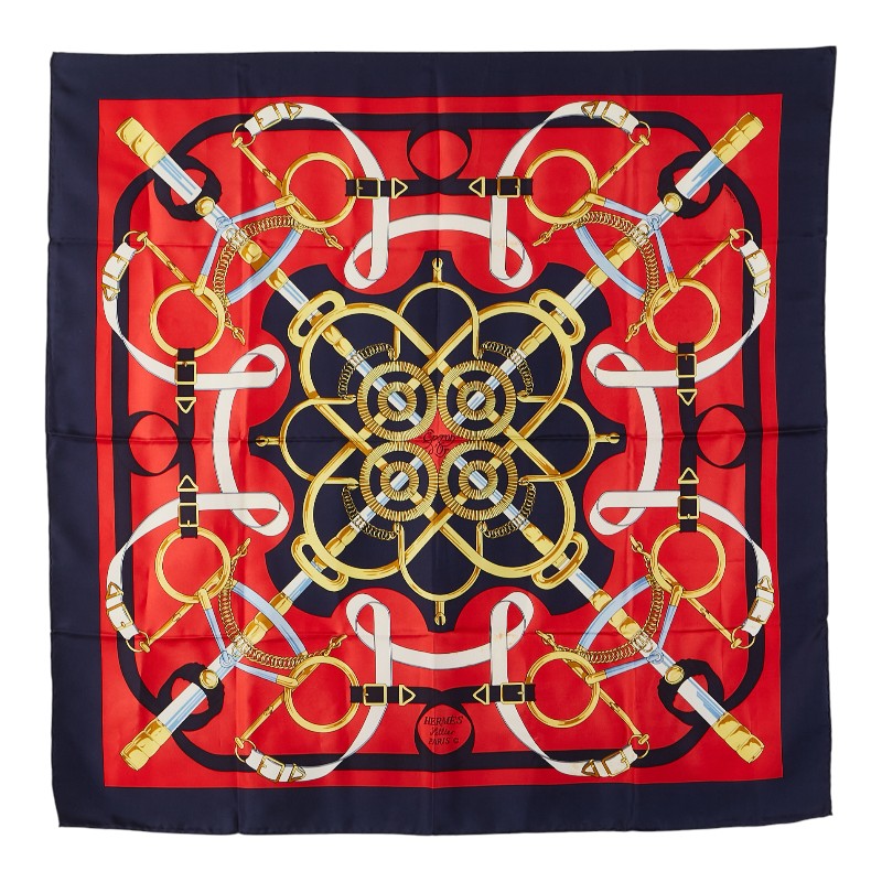 楽天市場】エルメス HERMES スカーフ カレ 90 カレ90 Eperon d