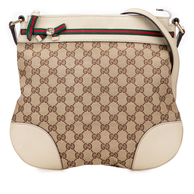 グッチ GGキャンバス メイフェア ショルダーバッグ 257065 ベージュ キャンバス レザー レディース GUCCI 【中古】