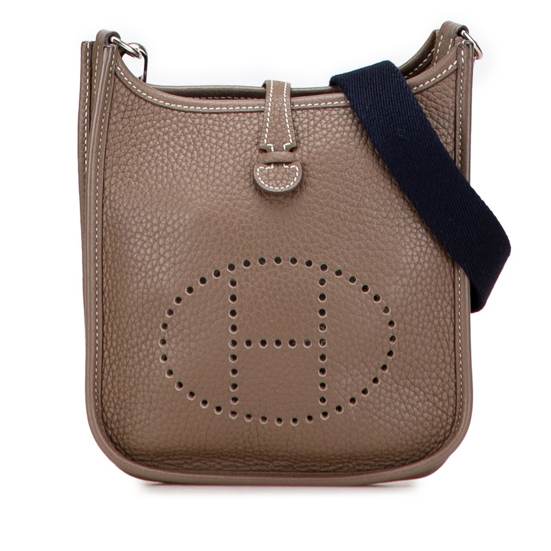 エルメス エブリンTPM アマゾン ショルダーバッグ エトゥープ グレージュ シルバー金具 トリヨンクレマンス レディース HERMES 【中古】｜【銀座パリス】　店