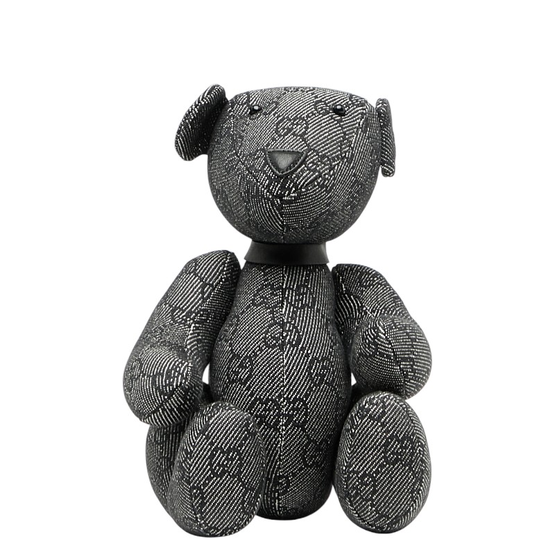 楽天市場】GUCCI グッチ テディベア ぬいぐるみ GGキャンバス レザー