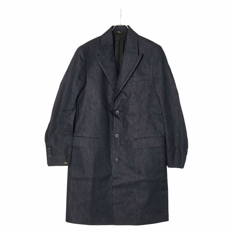 FENDI チェスターコート　ウール　黒　48サイズ FENDI フェンディ コート ブランドオフ ウール その他コート