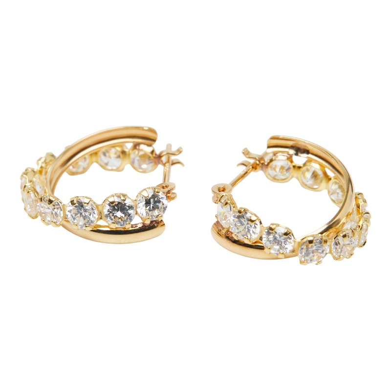 片耳のみ　ミズキ　バナナМ　ピアス　K14YG MIZUKI / K14YG スモールバナナフープピアス｜ESTNATION ONLINE