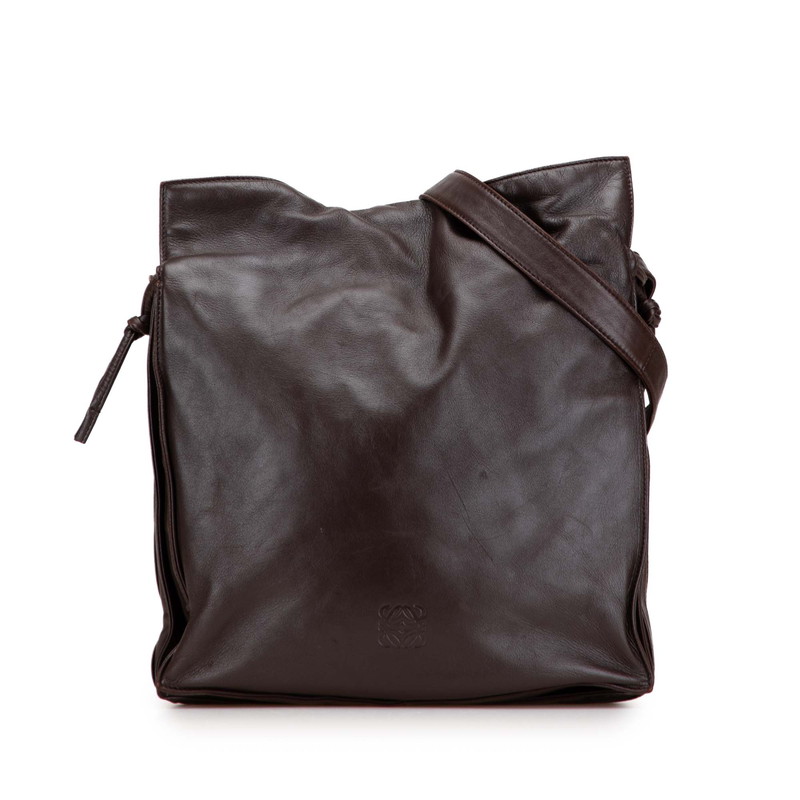 【美品】ロエベ ショルダーバッグ ゴールド アナグラム loewe レザー ロエベ アナグラム ワンショルダーバッグ ゴールド レディース