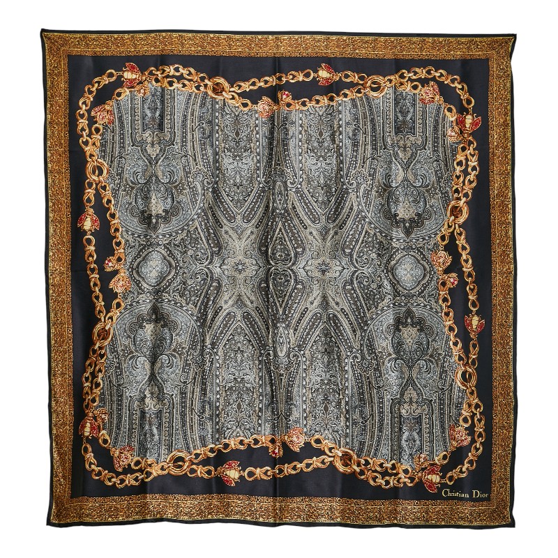 Christian Dior 蝶と花のシルクスカーフ 楽天市場】ディオール ヴィンテージ 花柄 フラワー 蝶 バタフライ 総柄