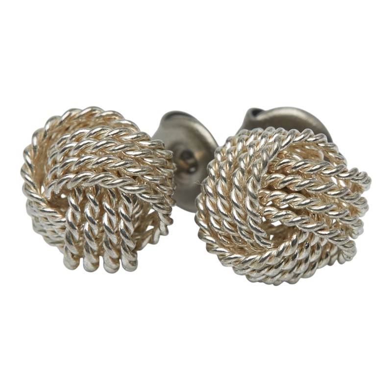 楽天市場】ティファニー サマセット ツイストノット ピアス シルバー