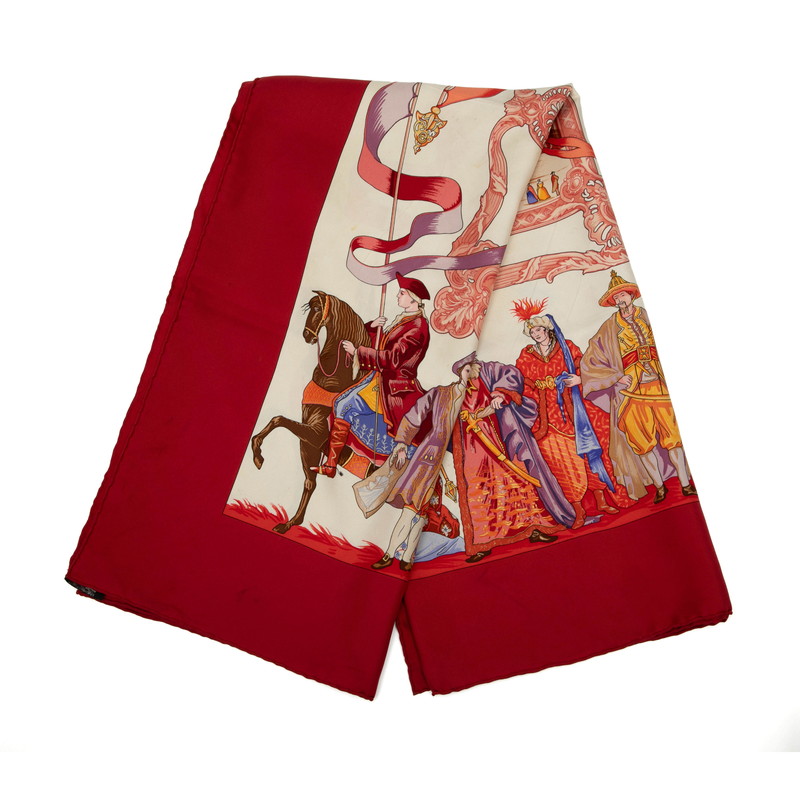 楽天市場】【未使用品】【アパレル】HERMES エルメス カレ90 スカーフ