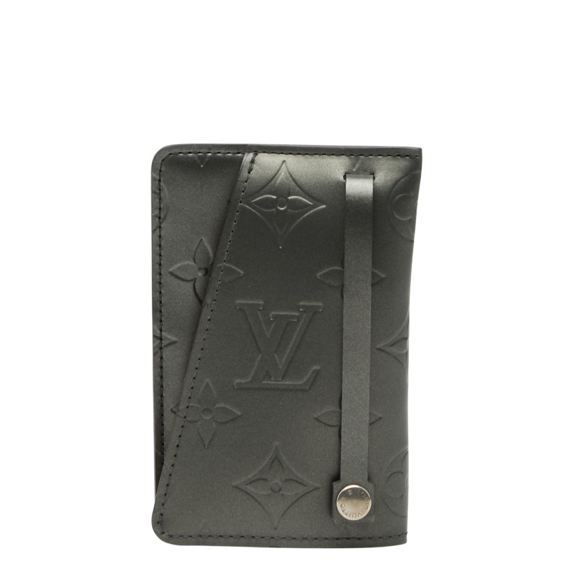 ルイ ヴィトン モノグラム マット クロシェットGM キーケース M65130 ブラック レザー レディース LOUIS VUITTON 【中古】