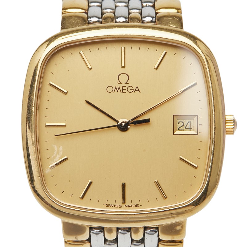 楽天市場】電池交換済 OMEGA オメガ DeVille デビル ゴールド SS