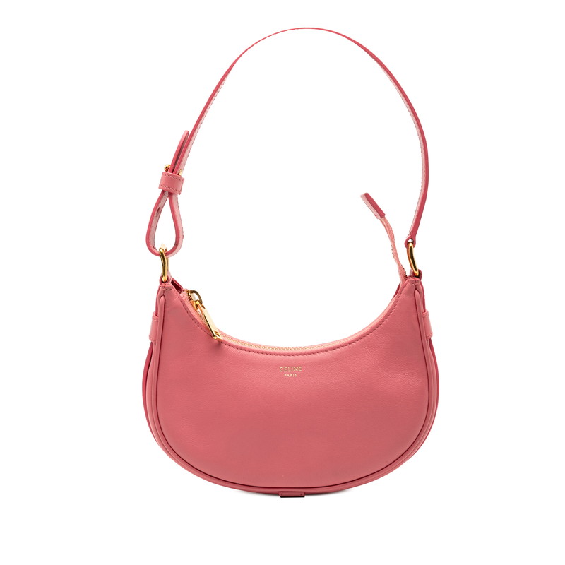 セリーヌ ハンドバック ホーボーバッグ さくら色 なめし革 レディース CELINE 【中古】 レディースバッグ-バッグ-ハンドバッグ