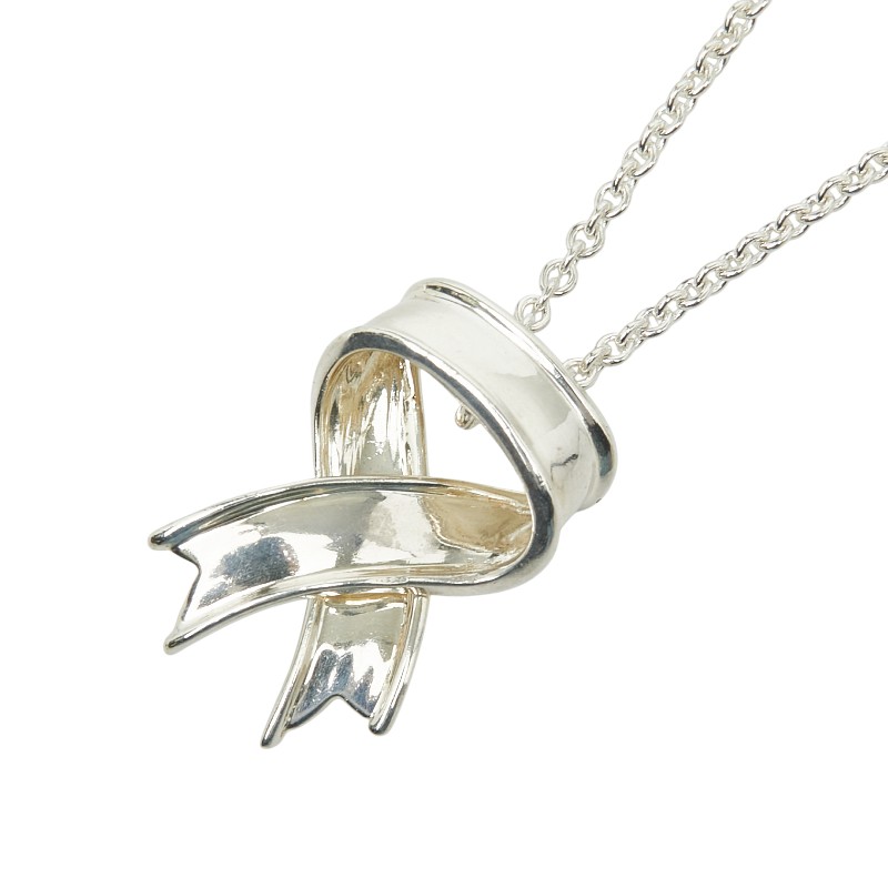 楽天市場】ティファニー ボウ リボン ネックレス シルバー レディース