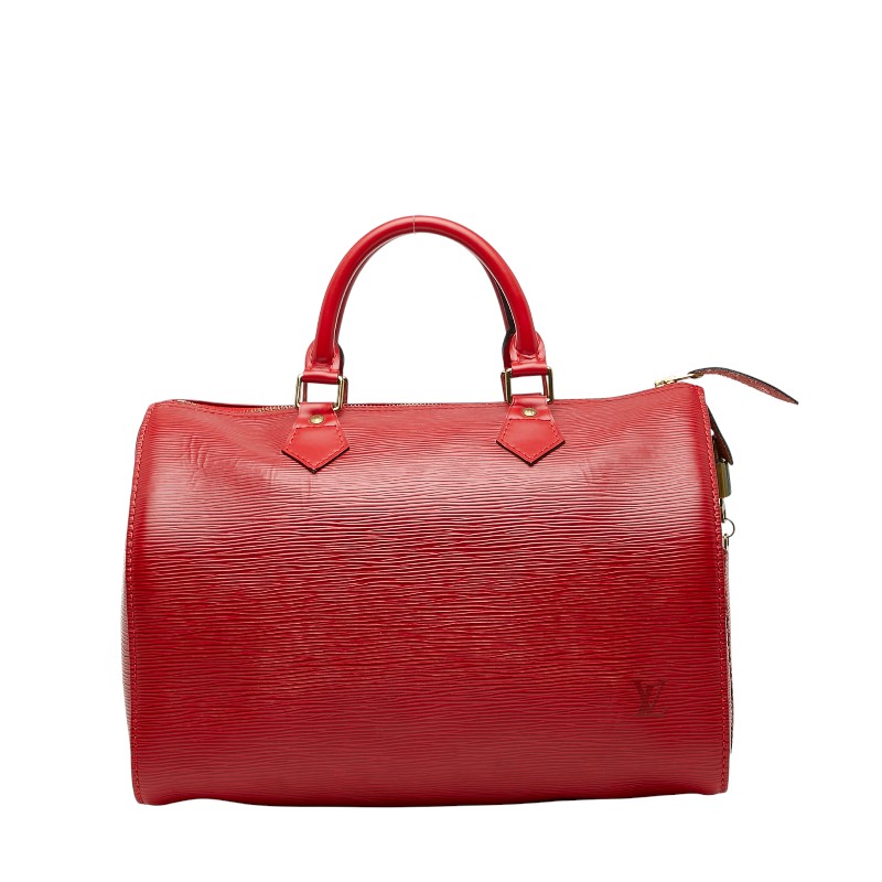 ルイ ヴィトン エピ スピーディ30 ハンドバッグ ミニボストンバッグ M43007 カスティリアンレッド レザー レディース LOUIS VUITTON 【中古】