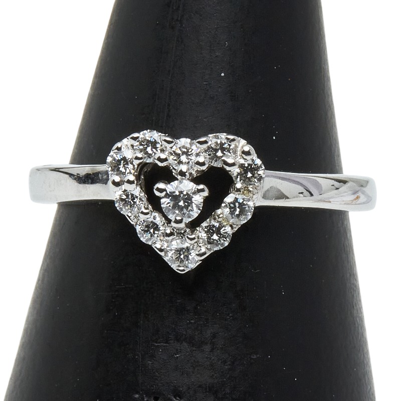 13号♥ポンテヴェキオ ✨V字D0.20CT✨プラチナダイヤリング 13号♥ポンテヴェキオ ✨V字D0.20CT✨プラチナダイヤリング リング