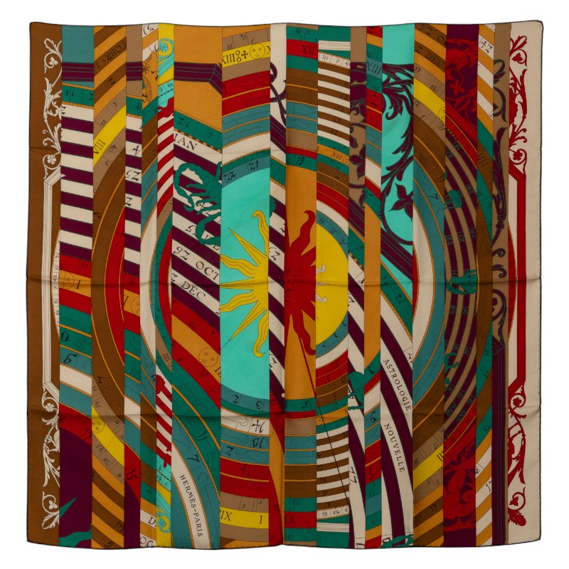 楽天市場】エルメス カレ90 占星術 DIES ET HORE スカーフ ゴールド