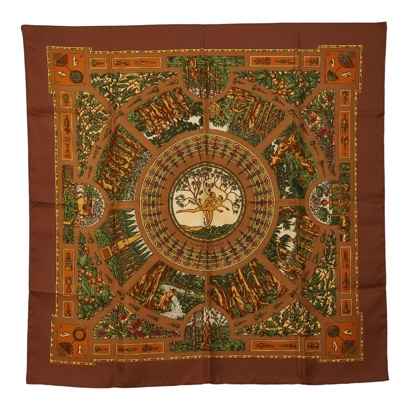 楽天市場】エルメス カレ90 LES TUILERIES チュルリー公園 スカーフ