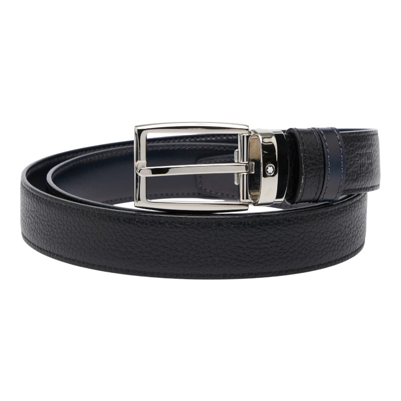 モンブラン リヴァーシブル 胴締め 黒いこと 米国海軍 なめし革 メンズ MONTBLANC 【中古】
