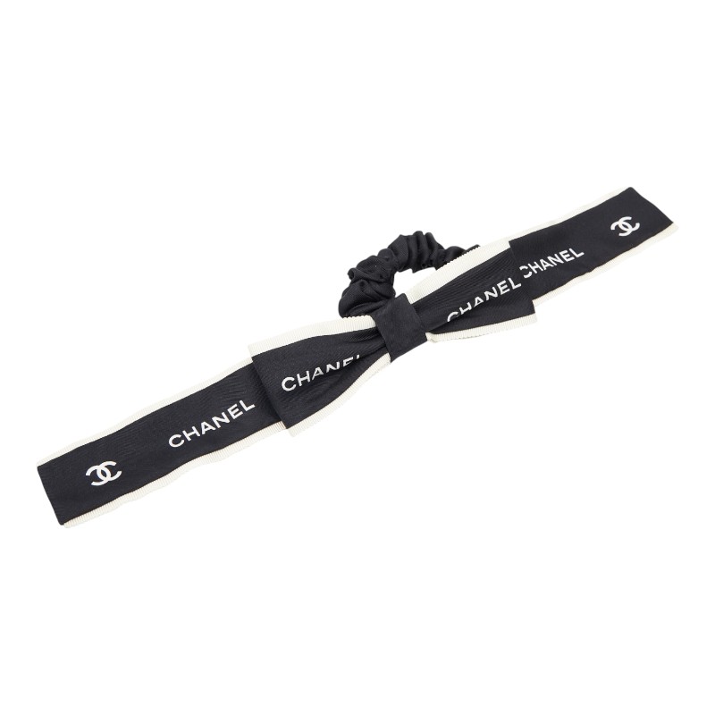 楽天市場】CHANEL シャネル シュシュ ヘア アクセサリー リボン CC