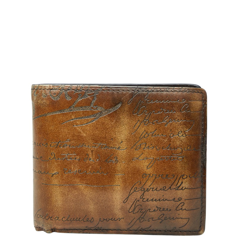 BERLUTI 二つ折り財布 ブラウン レザー 楽天市場】BERLUTI【ベルルッティ】2つ折り財布 レザー ブラウン系