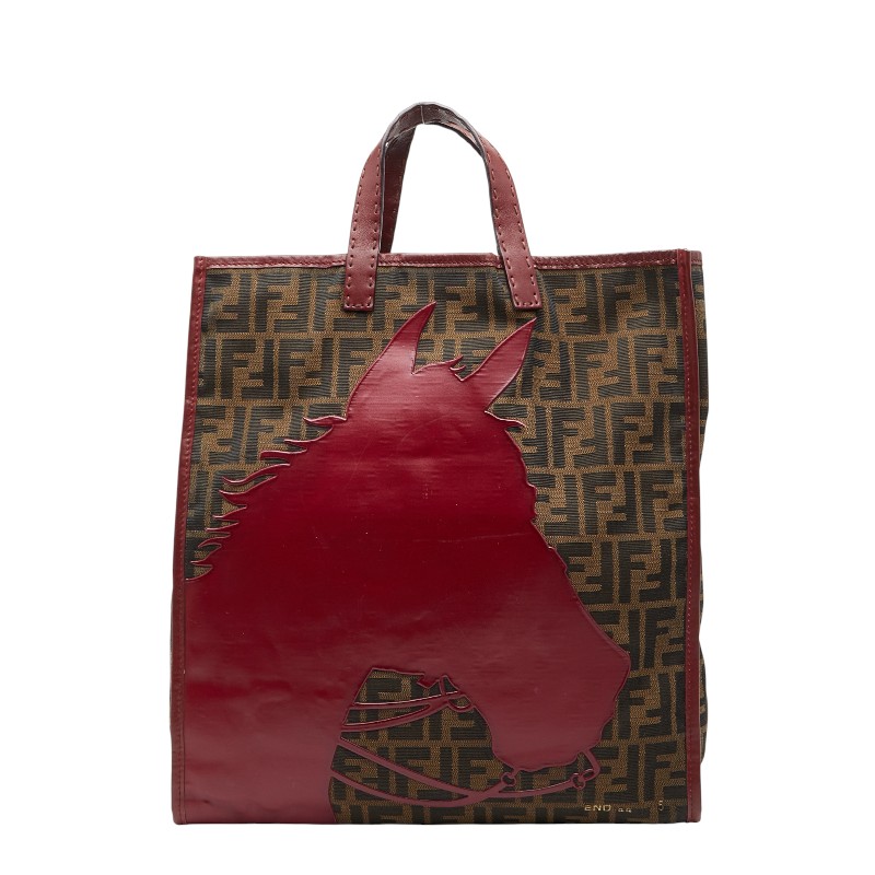 楽天市場】フェンディ ズッカ トートバッグ ハンドバッグ 15095