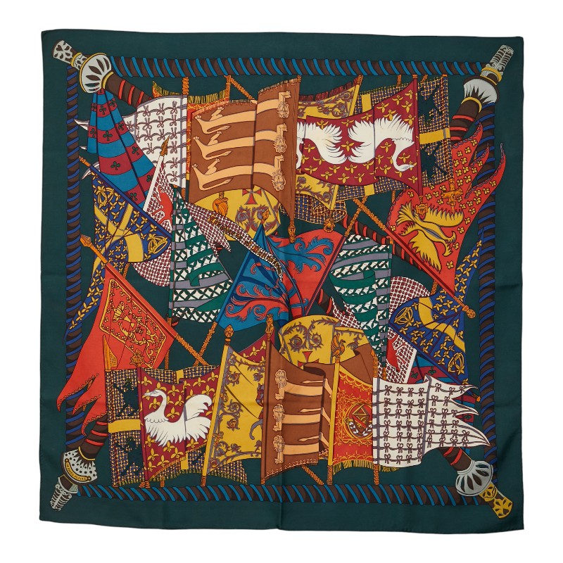 楽天市場】HERMES エルメス カレ90 Maitres de la Foret 森を司るもの