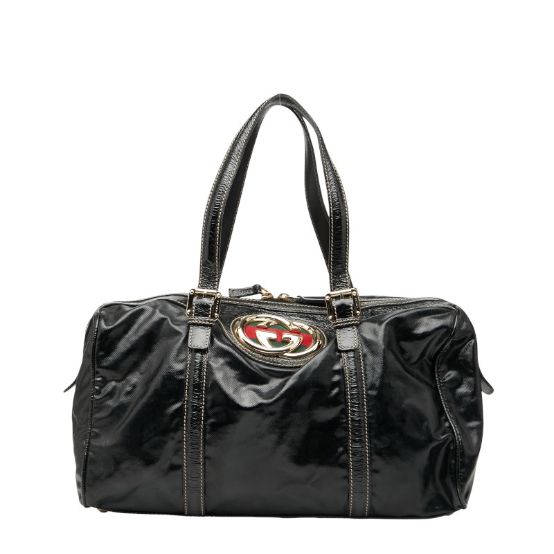 楽天市場】グッチ GGナイロン シェリーライン トートバッグ