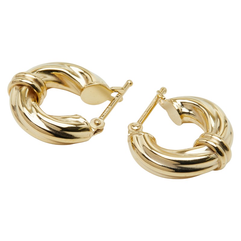 楽天市場】MIZUKI ミズキ K14 カットビーズ バナナフープ ピアス