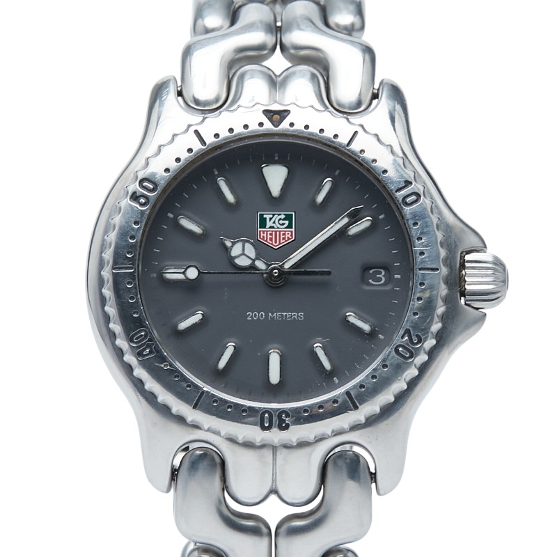 タグホイヤー　セル プロフェッショナル　コンビ　s95.206 グレー　クォーツ TAG Heuer - タグホイヤー セル プロフェッショナル コンビ s95.206