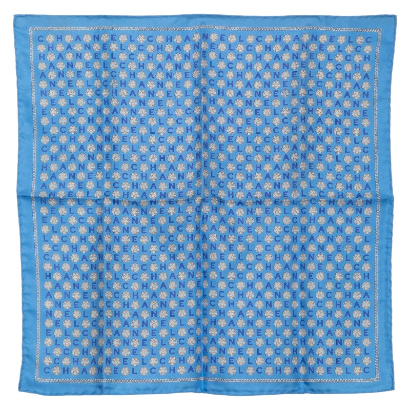 楽天市場】シャネル コットン カメリア ココマーク バンダナ ハンカチ