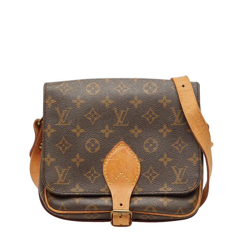 ルイ ヴィトン モノグラム カルトシエールMM 斜め掛け ショルダーバッグ M51253 ブラウン PVC レザー レディース LOUIS VUITTON 【中古】｜【銀座パリス】　店