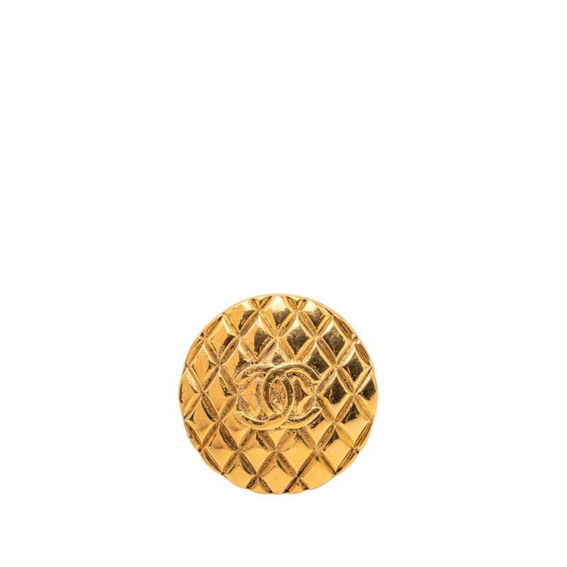 シャネル ココマーク マトラッセ ブローチ ゴールド メッキ レディース CHANEL 【中古】｜【銀座パリス】　店