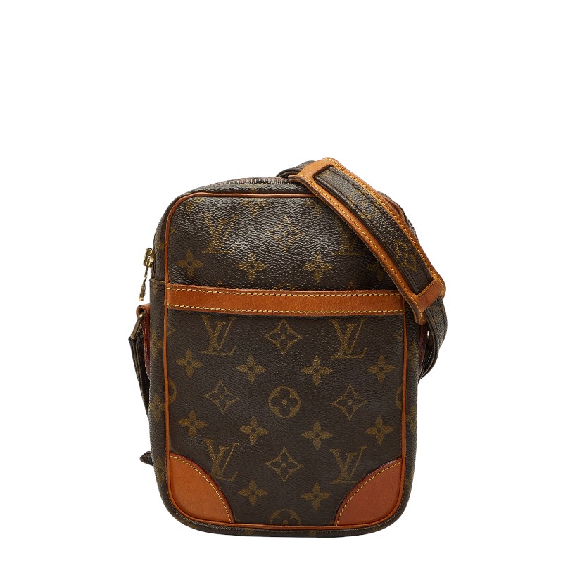 ルイ ヴィトン モノグラム ダヌーブ 斜め掛け ショルダーバッグ M45266 ブラウン PVC レザー レディース LOUIS VUITTON 【中古】｜【銀座パリス】　店