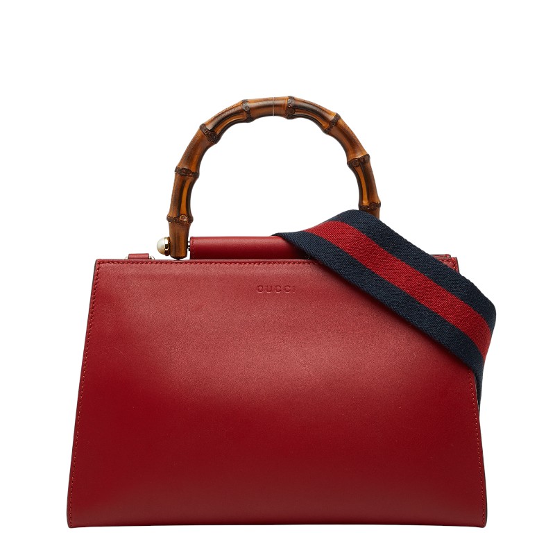グッチ バンブー ニムフェア ハンドバック ショルダーバッグ 2WAY 459076 マルチ ハラコ なめし革 レディース GUCCI 【中古】