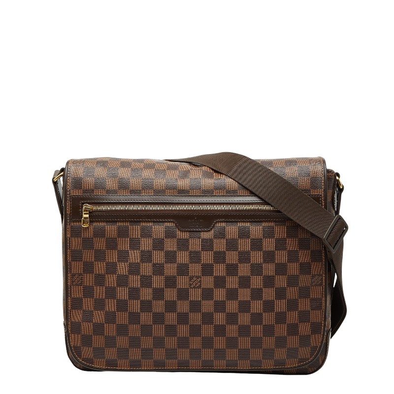 ルイ ヴィトン ダミエ スペンサー 斜め掛け ショルダーバッグ N58021 ブラウン PVC レザー レディース LOUIS VUITTON 【中古】