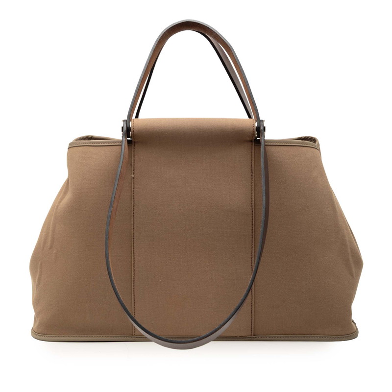 エルメス カバック エラン PM ハンドバッグ ショルダーバッグ 060306CK ベージュ トワルオフィシエ レディース HERMES 【中古】