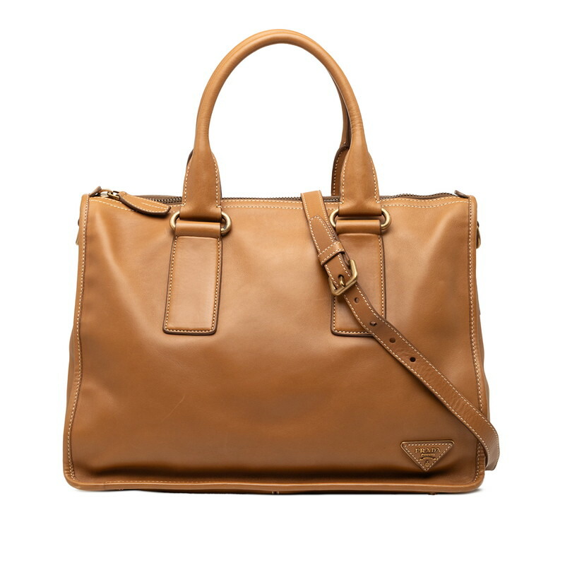 楽天市場】PRADA プラダ ブラウン グラデーション ゴールド金具