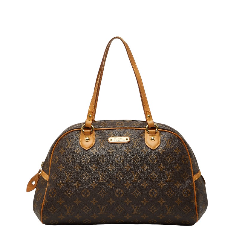 ルイ ヴィトン モノグラム モントルグイユGM ハンドバッグ ショルダーバッグ M95566 ブラウン PVC レザー レディース LOUIS VUITTON 【中古】｜【銀座パリス】　店