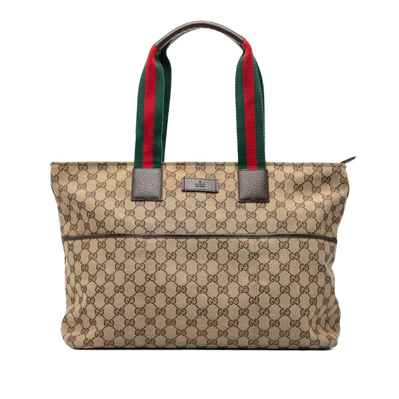楽天市場】GUCCI グッチ GGキャンバス レザー マザーズバッグ トート
