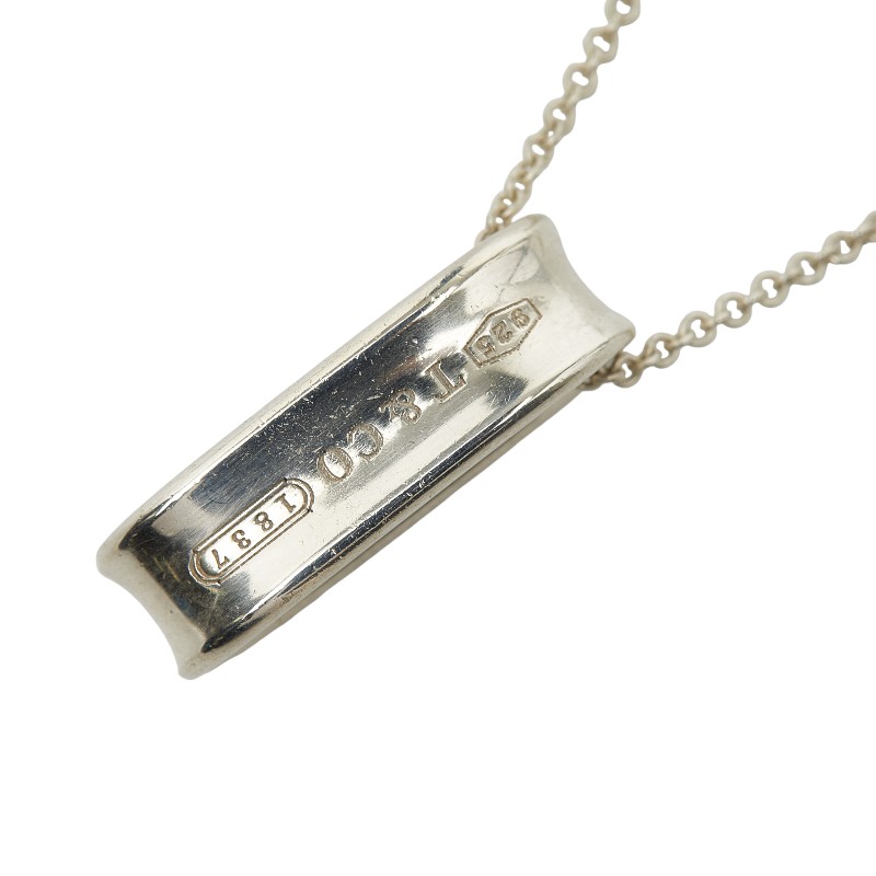 ティファニー 1837 オーバルループ ネックレス SV925 シルバー レディース TIFFANY&Co. 【中古】