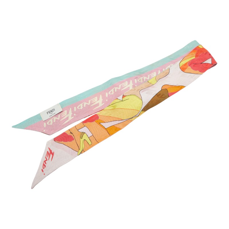 楽天市場】フェンディ FENDI ラッピー バンドスカーフ FXT011 スカーフ