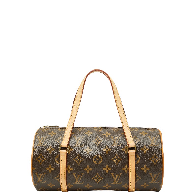 ルイ ヴィトン モノグラム パピヨン26 ハンドバッグ M51366 ブラウン PVC レザー レディース LOUIS VUITTON 【中古】