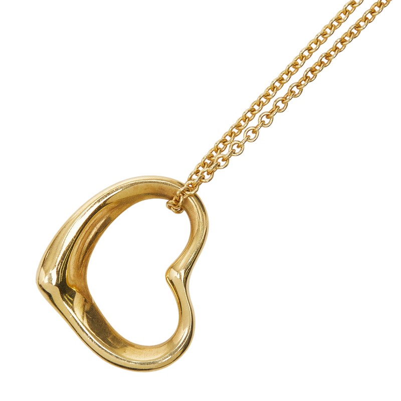 ティファニー オープンハート ネックレス K18YG イエローゴールド レディース TIFFANY&Co. 【中古】 60,390円