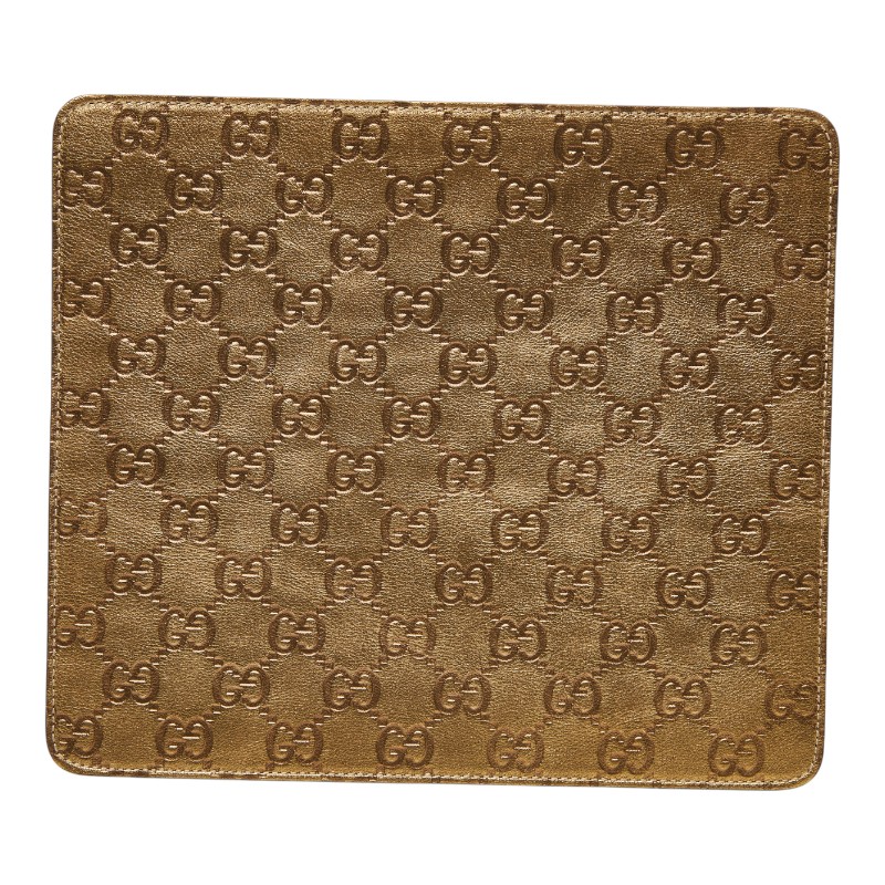楽天市場】未使用 グッチ マウスパッド グッチシマ ゴールド GG GG柄