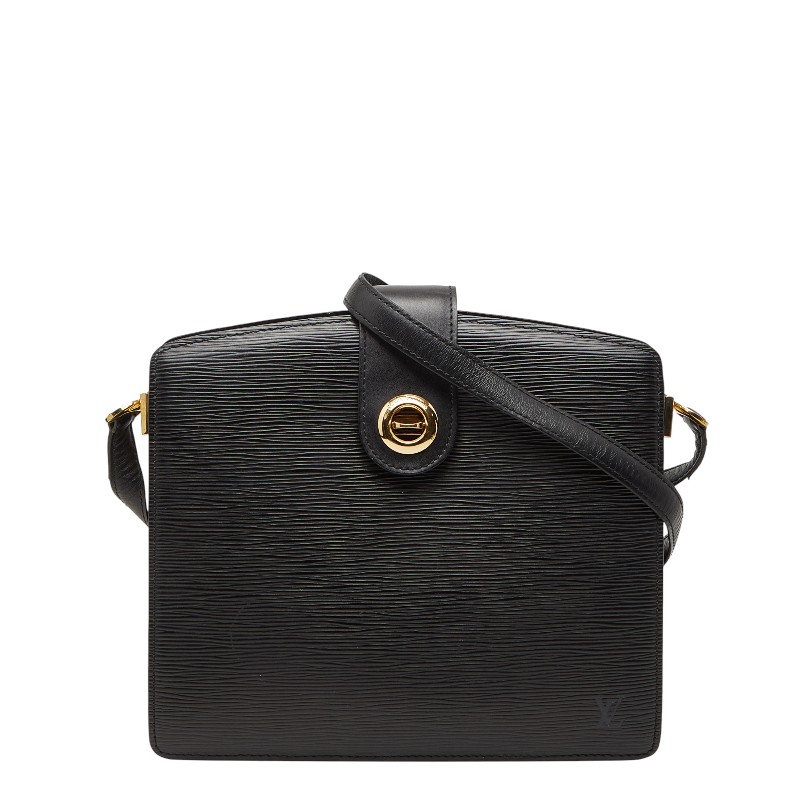ルイ ヴィトン エピ カプチン ショルダーバッグ M52342 ブラック ノワール レザー レディース LOUIS VUITTON 【中古】｜【銀座パリス】　店