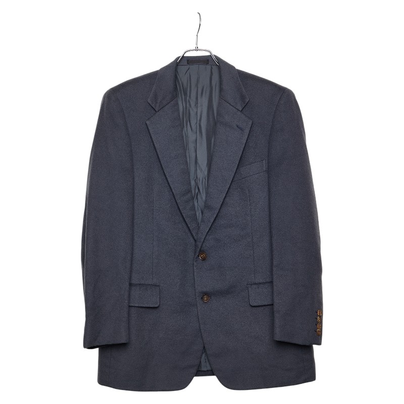 バーバリー プレステージコレクション テーラードジャケット シングル グレー ウール メンズ BURBERRY 【中古】