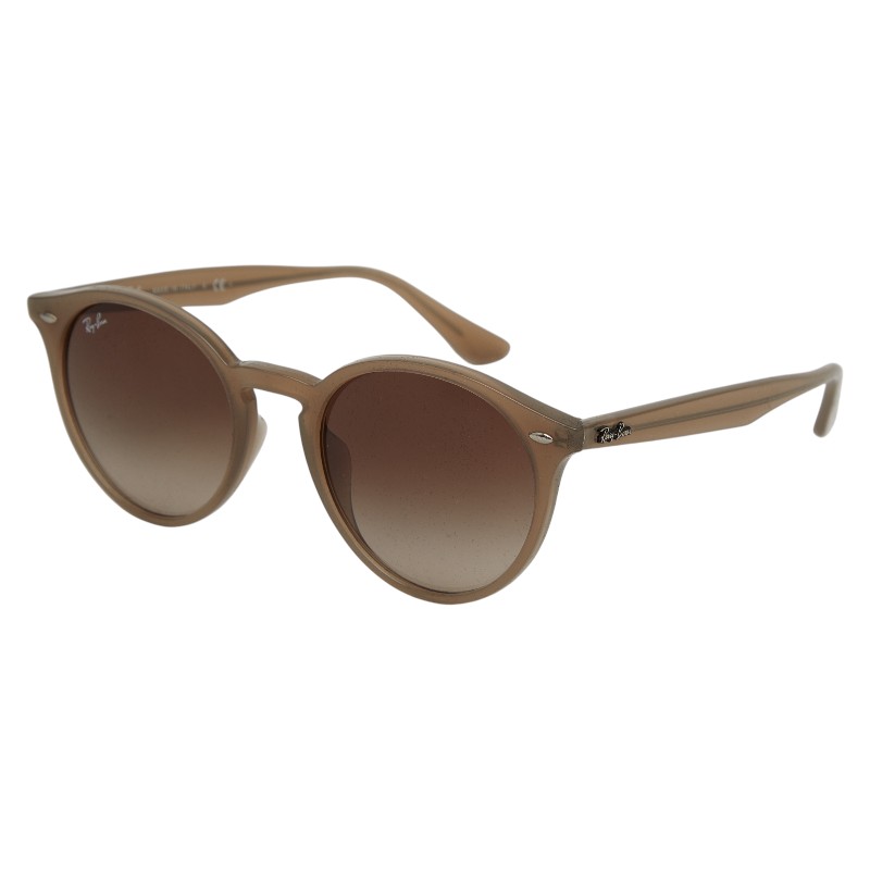 レイバン アジアンフィット ボストン型 サングラス RB2180-F ライトブラウン ベージュ プラスチック レディース Ray-Ban 【中古】