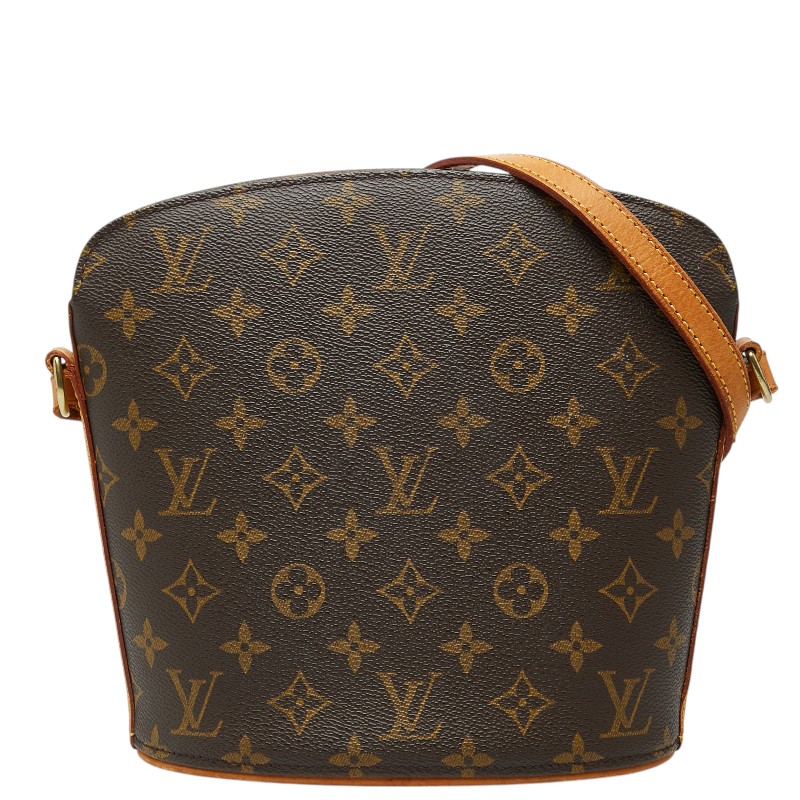 ルイ ヴィトン モノグラム ドルーオ ショルダーバッグ M51290 ブラウン PVC レザー レディース LOUIS VUITTON 【中古】