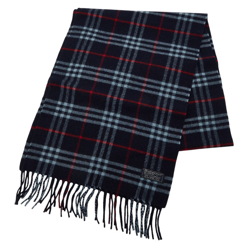 バーバリー 照合のしるし えり巻き 米国海軍 カシミール100% メンズ BURBERRY 【中古】