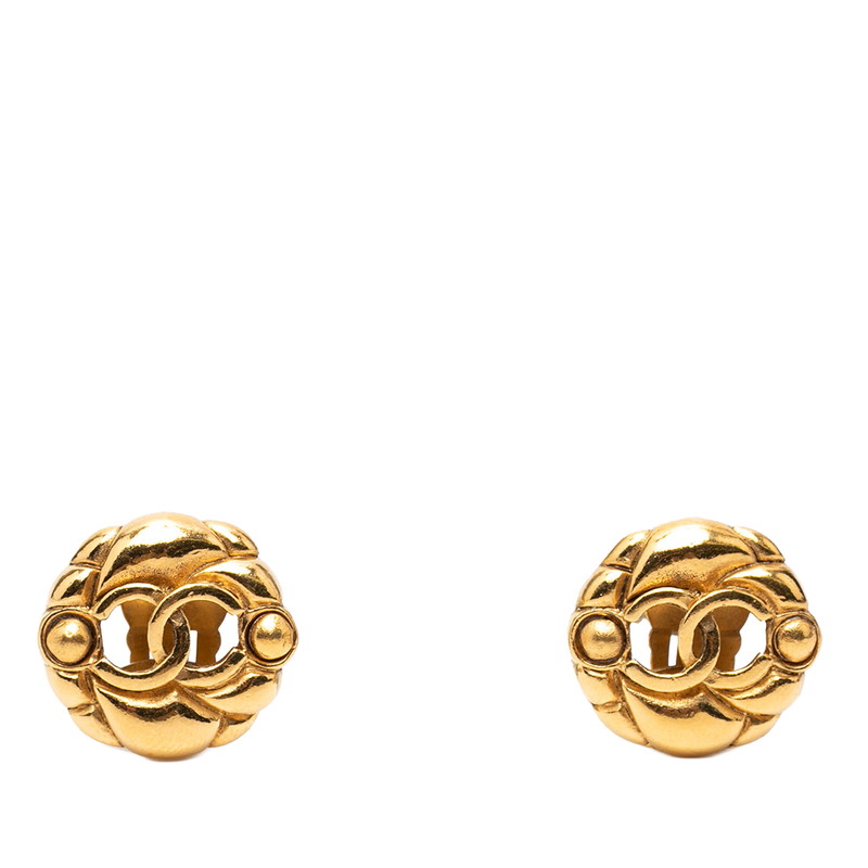 シャネル ココマーク ヴィンテージ イヤリング ゴールド メッキ レディース CHANEL 【中古】｜【銀座パリス】　店 29,835円