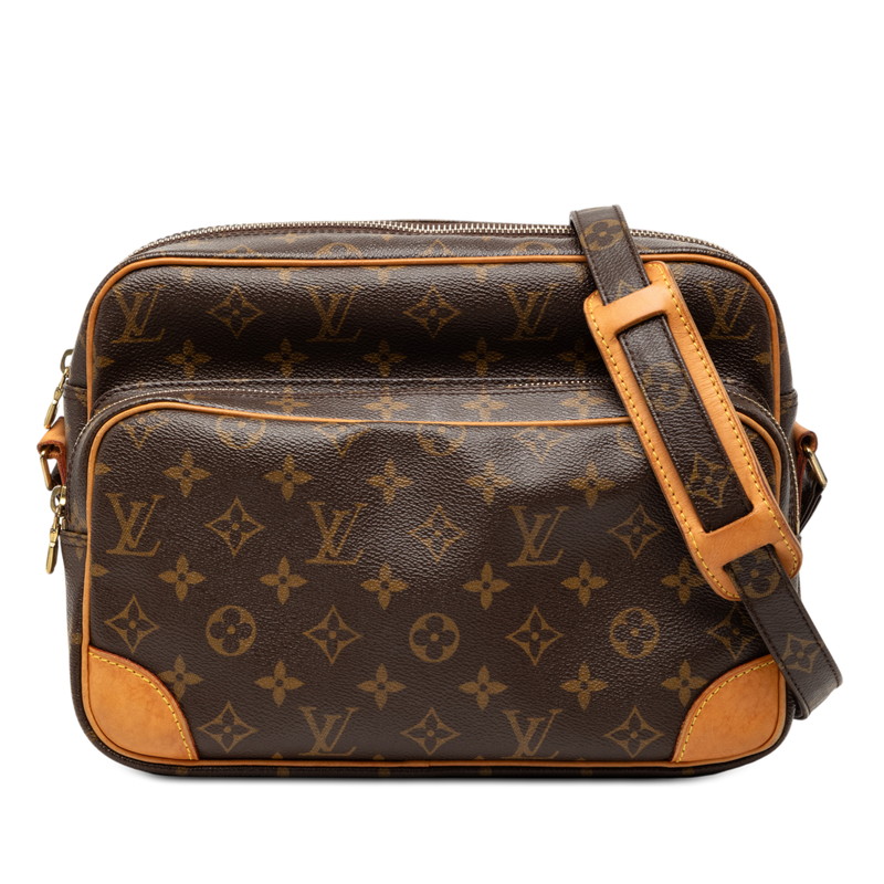 ルイ ヴィトン モノグラム ナイル ショルダーバッグ M45244 ブラウン PVC レザー レディース LOUIS VUITTON 【中古】