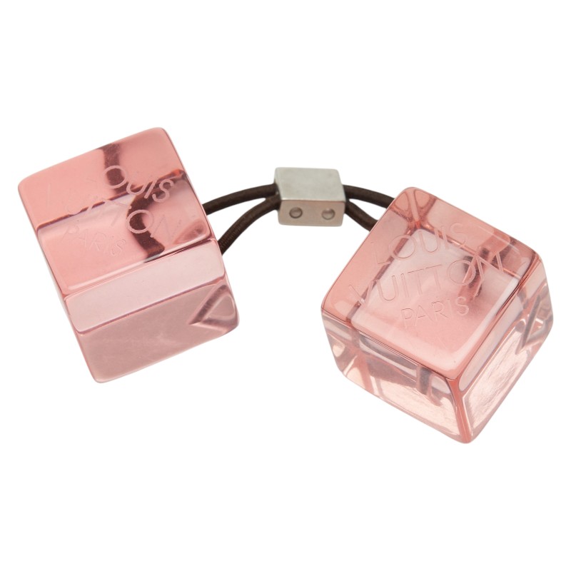 ルイ ヴィトン ヘアゴム キューブ ヘアアクセサリー R23534 ピンク プラスチック レディース LOUIS VUITTON 【中古】